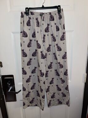 Comfies Intimates & Sleepware Cozy Cat Print Pajama Pants - Size Large